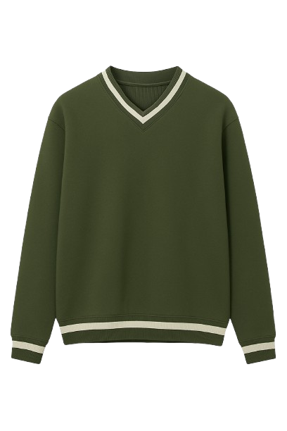 Classic V-Neck Sweatshirt